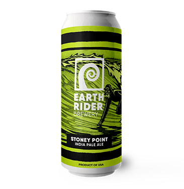 Earth Rider Beer Stoney Point IPA 16oz can